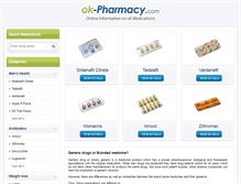 Tablet Screenshot of ok-pharmacy.com